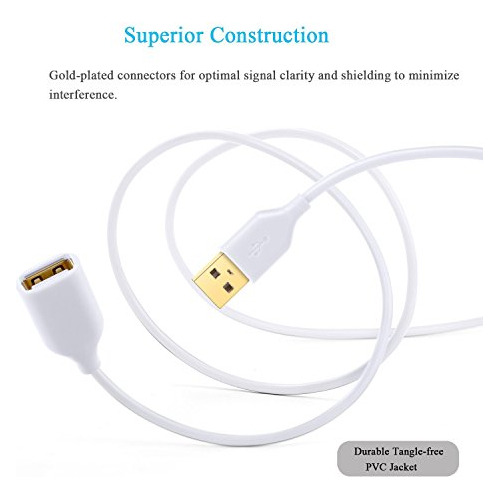 Usb Extension Cables Para Besgoods Keyboard Mouse Printer Bl