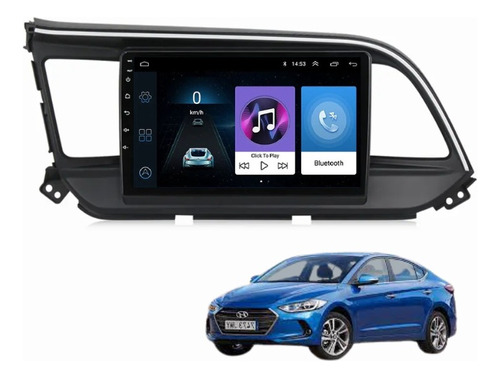 Radio Android 10.1 Hyundai Elantra 2016-2019 +camara