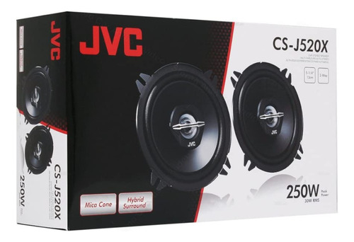 Altavoz Jvc Cs-j520x De 13 Cm, 2 Vías, Coaxial, 250 W, Con S