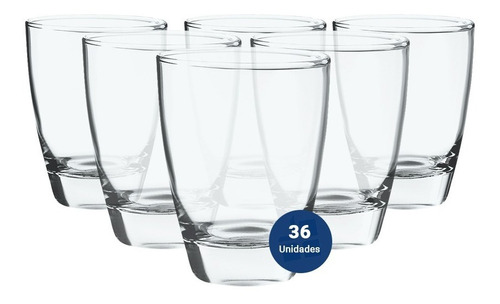 Set X 36 Vasos Spa 425ml Rigolleau Color Transparente
