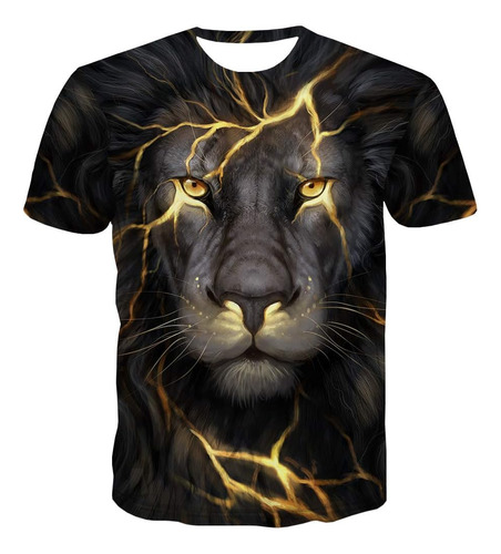 Qciv Camisetas De León Para Hombre, Camisa De Animales, Rey 