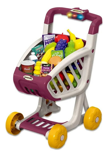 Carrito De Super Mercado De Juguete