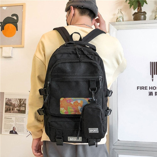 Mochila Bolso Mujer Sport Reforzada Viaje Bolsillos Grande