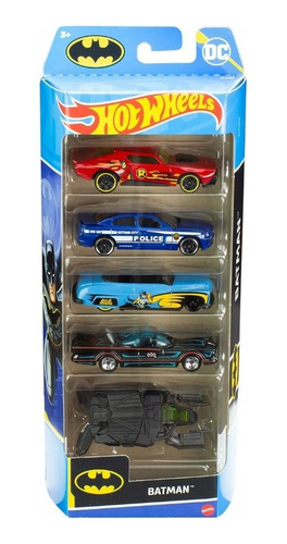 Hot Wheels Batman Juego De 5 Autos  Escala 1:64 Teletiendauy