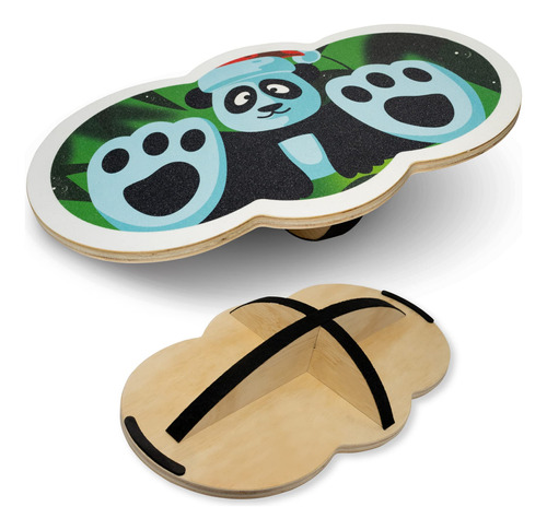 Infidez Tabla De Equilibrio De Madera De Panda De Rotacin De