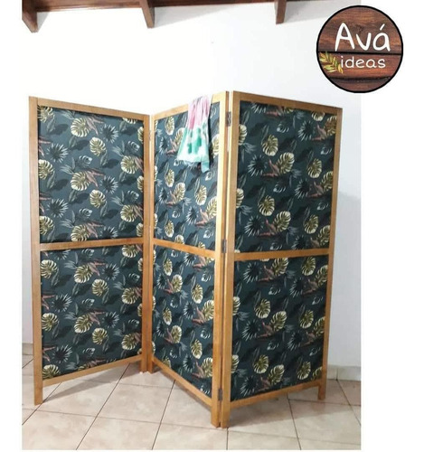 Imagen 1 de 7 de Separador De Ambientes X 3 Hojas Biombos Deco
