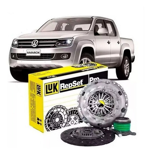 Kit Embreagem Amarok 2.0 Turbo 2016 Com Atuador Original Luk