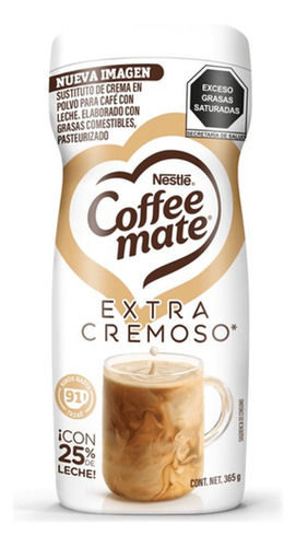 Sustituto De Crema Para Café En Polvo Extra Cremoso 365gr
