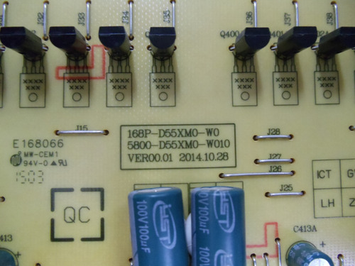 Placa Back Light Led Ken Brown Kb-55-2290-smart (Usado)