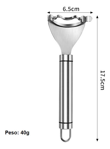 Descascador De Milho Em Aço Inox Com Cabo Ergonômico
