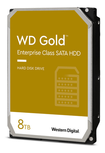 Disco Duro Interno Hdd Wd Gold 8tb 3.5  Sata Ill 256mb Cache