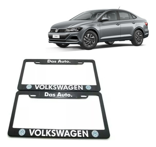 Portaplacas Volkswagen Virtus Gli Jetta Tiguan Nivus Tcr 2pz