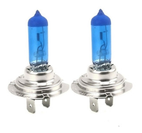 Lamparas Halogenas 12v H7 Blue Vision 55w .x Par H702