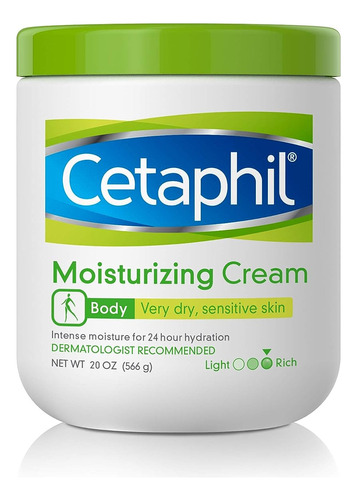 Cetaphil Crema Hidratante | 20 Oz | Humectante Para Pieles S