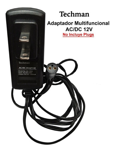Adaptador Multifuncional Ac/dc 12v Techman Modelo: Ad-1210