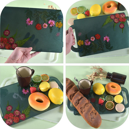 Molde De Silicona, Bandeja Para Tazas Diy, Molde Para Bandej