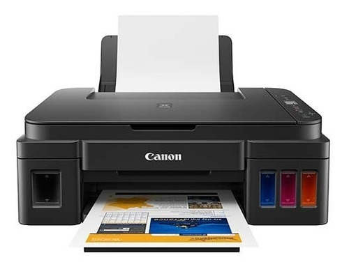 Impresora Canon G2110 Multifunción Sistema De Tinta Continua Color Negro