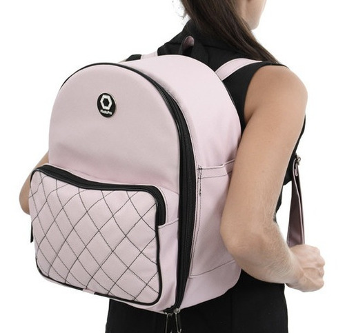 Mochila Fotográfica Afrodite Rosa Photopro Feminina 