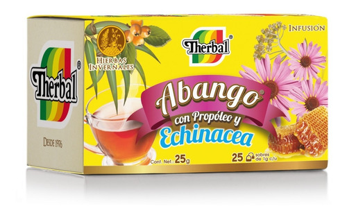 Te Abango Con Propoleo Y Echinacea Therbal 25 Sobres 