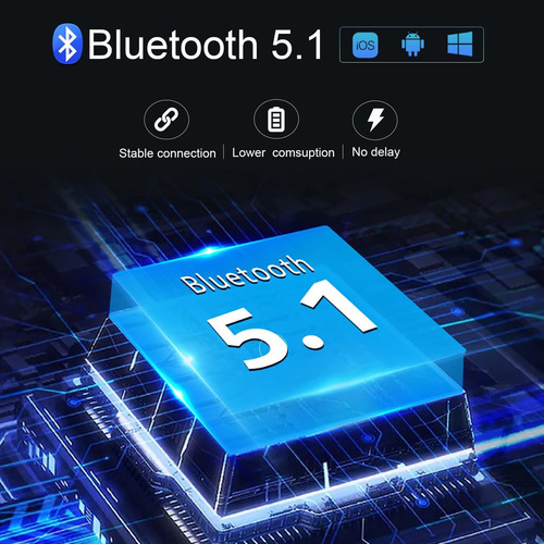 Audifono Inalambrico Bluetooth 5.1 Estuche Integrado