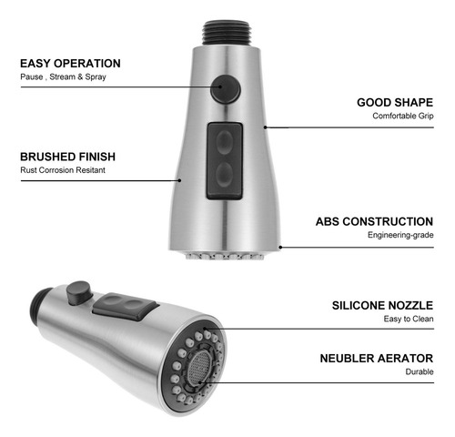 Boquilla Multifunción Para Grifo De Fregadero De Cocina, Acc