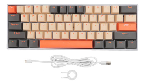 Teclado Mecánico Mini Keyboards De 61 Teclas Con Retroilumin