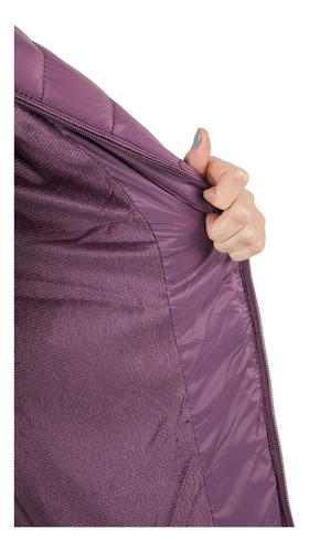 Imagen 2 de 3 de Campera Mujer Inflable Capucha Oculta Y Talle Especial
