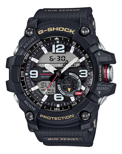 Reloj G-shock Gg-1000-1a Resina/acero Hombre Negro
