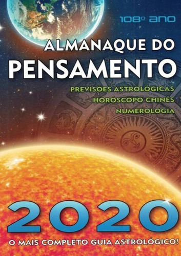 Almanaque Do Pensamento 2020 - Completo Guia Astrológico