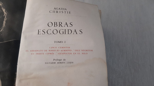 Imagen 4 de 6 de Obras Escogidas Tomo 1 Agatha Christie Aguilar