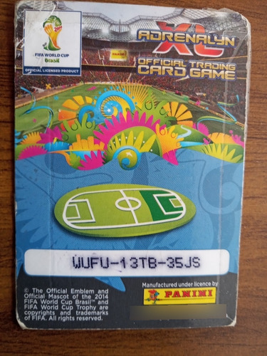 Cards Top Master Da Xl Do Jogador Neymar Jr Da Copa 2014 (Usado)