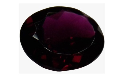 Granada Piropo Vermelha Extra Lapidação Oval 5,5ct (1,1g) Vermelho Extra