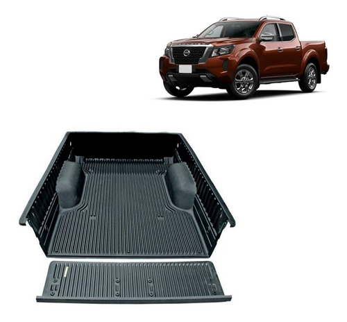 Cubre Caja Nissan Frontier Np300 D/cabina 2021+ Con Borde