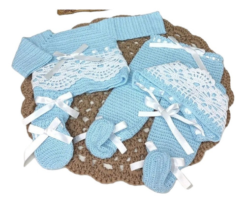 Conjunto Tejidos Para Bebe Set De 5pzas 