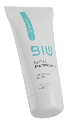 Biu Natural Derma Pure Crema Matificante Pieles Seborreicas Momento de aplicación Día/Noche Tipo de piel Grasa