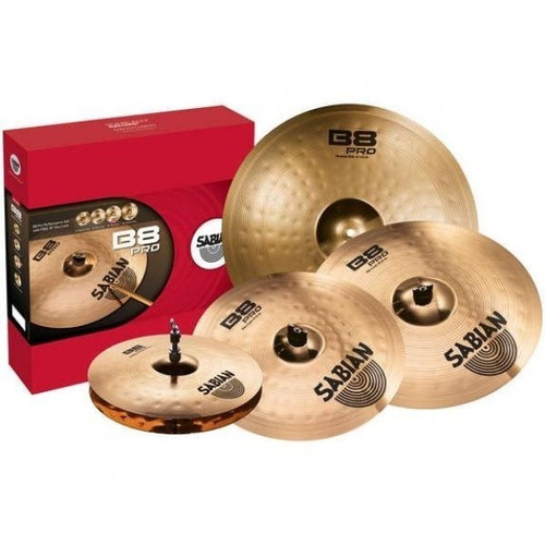 Set 5 Platillos Bateria Sabian B8 Pro 14 16 18 20 35003b-18