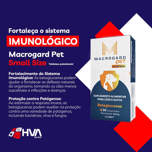 Macrogard Pet Small Size 30 Comprimidos - Avert