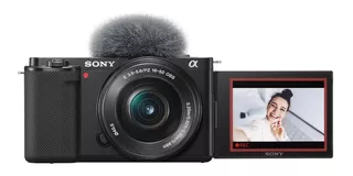 Cámara Sony Alpha Zv-e10 Con Lente 16-50mm Oss Ilczv-e10l