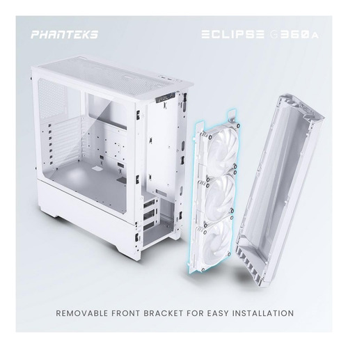 Phanteks Eclipse G360a Matte Blanco Torre Atx (Usado)