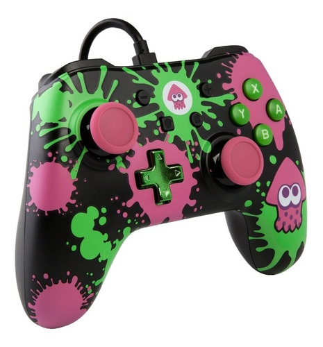 Control Nintendo Switch Alambrico Power A Splatoon