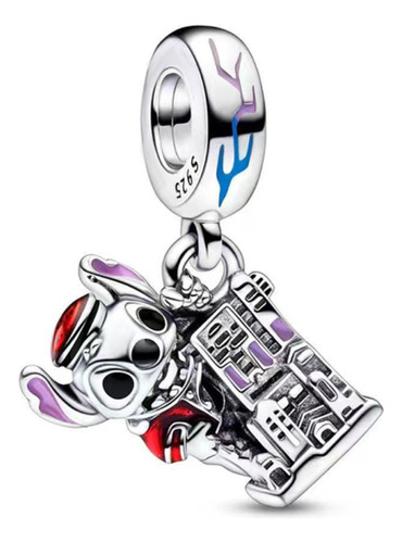 Charm De C/pndora Stitch Londres Disney Con Caja Original