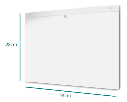 Porta Hojas Doble Carta Horizontal, Acrílico De 2mm