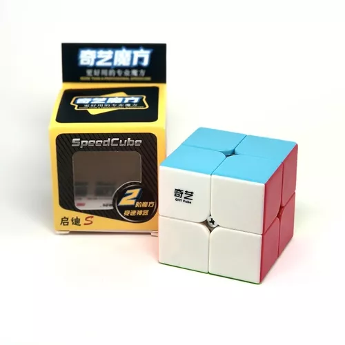 Compre Qiyi 50mm cubo mágico 2x2x2 cubo mágico 2 por 2 cubos