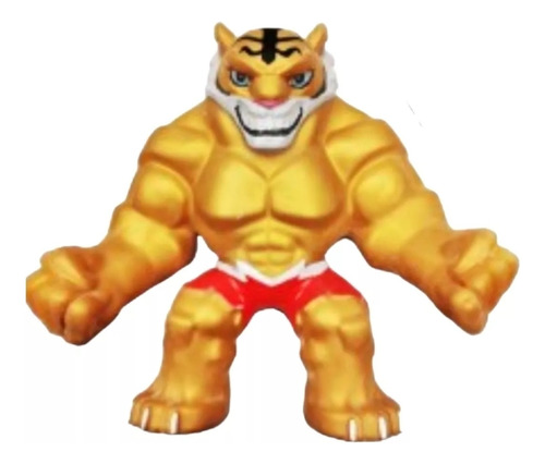 Figura Elastica Lastikorps Personaje Tiger Gold Antiestress 