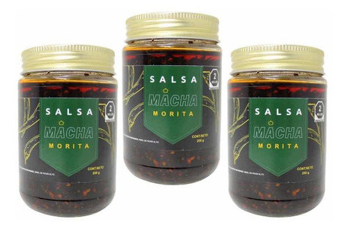 3 Salsa Macha Morita 250g C/u