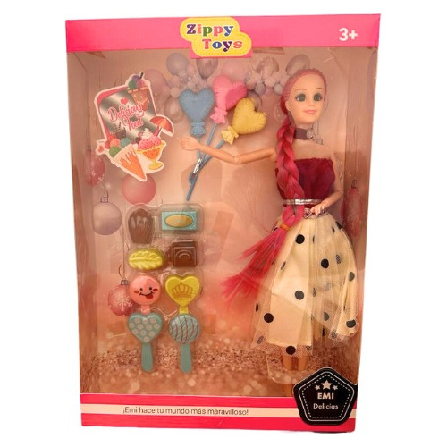 Muñeca Emi Zippy Toys Fashion Accesorios 