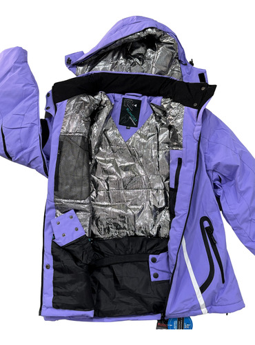 Campera De Nieve Ski Snowboard Mujer Impermeable Importada Lila 6xl