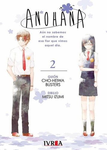 Manga Anohana Vol 2 - Ivrea Argentina 