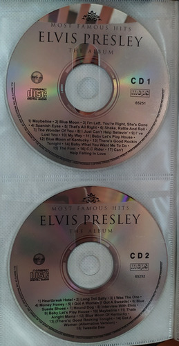 Combo De 2 Cds De Elvis Presley, Most Famous Hits, The Albun