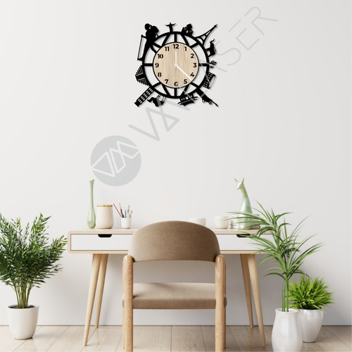 Reloj De Pared 3d